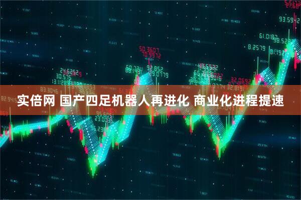 实倍网 国产四足机器人再进化 商业化进程提速
